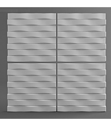 Model "Slats" 3D Wall Panel