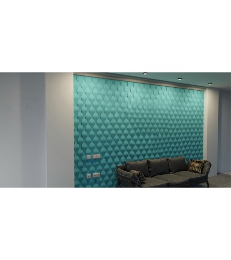 Model "Dragon Scale" 3D Wall Panel