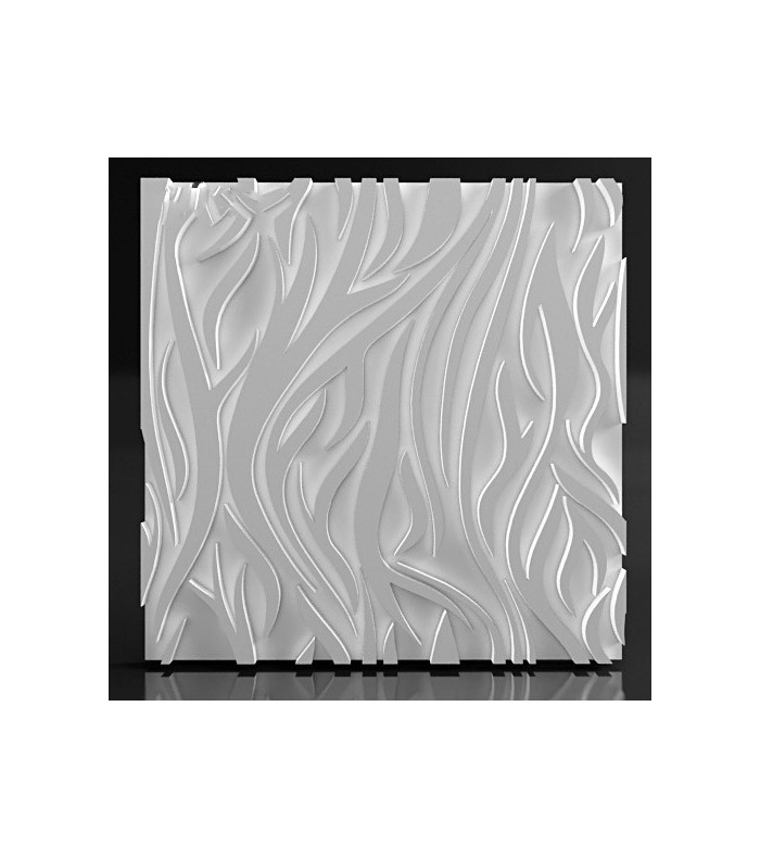 Model "Flames" 3D Wall Panel