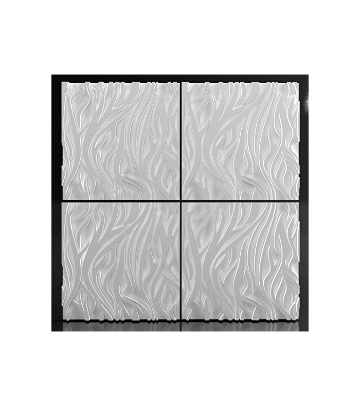 Model "Flames" 3D Wall Panel