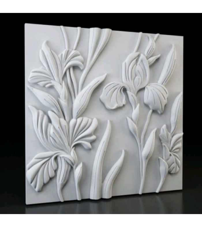 Model "Flowers" 3D Wall Panel